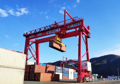 青島海西重機2臺自動化軌道吊 順利交付韓國釜山新港